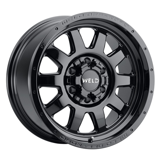 [W16889098501] 18x9 Stealth  6x135 6x139.7 ET00 BS 5.00 Gloss BLK 106.1