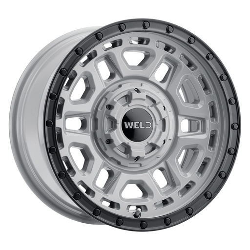 [W16979098451] 17x9 Crux 6x135 6x139.7 ET-12 BS 4.50 Gloss Armor Gray / Satin BLK 106.1