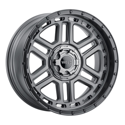 [W22120057475] 22x10 Crux 5x127 5x139.7 ET-18 BS 4.75 Satin GUN / Satin BLK 87.1