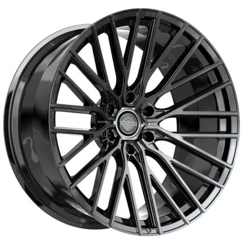 [ART-1B221050-12GBU] ARVANO ART-1 NOVARO GLOSS BLACK & BRUSHED 22X10 6X139.7 -12 +106.1 *NC*