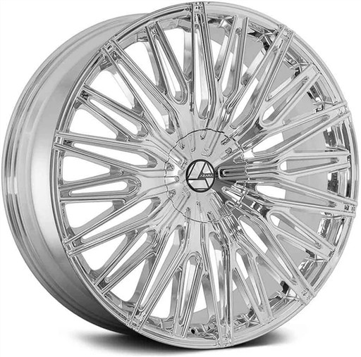 [AZA-522249061351397+25NC] AZARA AZA-522 NANO CHROME 24X9 6X135/6X139.7 +25 87.1 *NC*