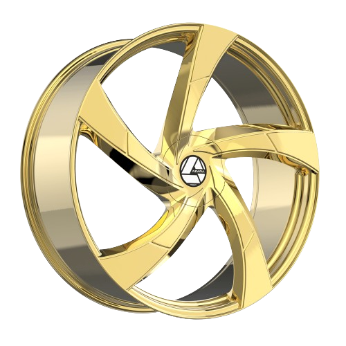 [AZA-52420853635NG] AZARA AZA-524 NANO GOLD 20X8.5 5X112/5X114.3 +35 +74.1 *NC*