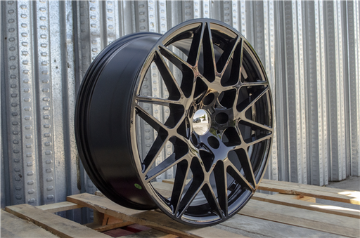 [B3GB2032+38] B3 FULL GLOSS BLACK 20X9.5 5X4.75/5X120 +38 +72.6 *AW*
