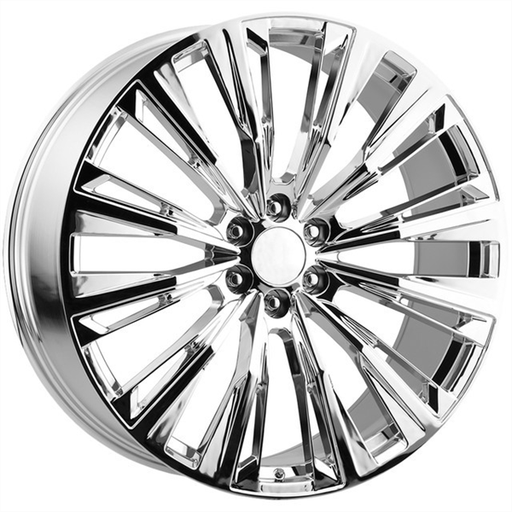 [422290655+28C] CADILLAC REPLICA-42 CHROME 22X9.0 6X139.7 +28 +78.1 **ESCALADE**