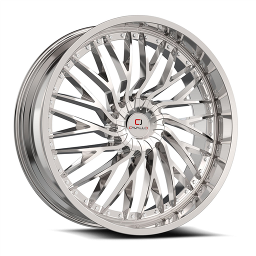 [CLV-43188051001143+35NC] CAVALLO CLV-43 NANO CHROME 18X8 5X100/5X114.3 +35 74.1 *NC*