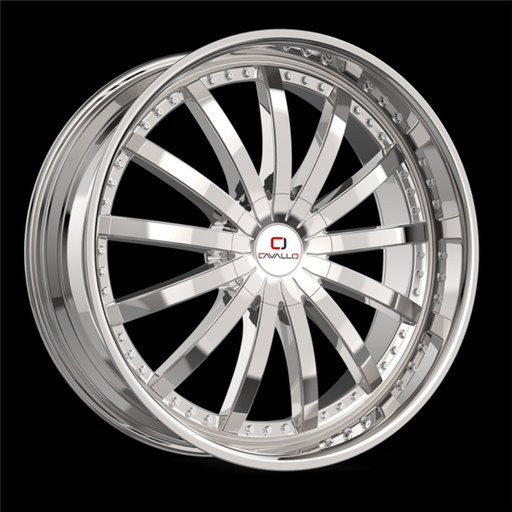 [CLV-53208551143120+35NC] CAVALLO CLV-53 NANO CHROME 20X8.5 5X114.3/5X120 +35 74.1 *NC*