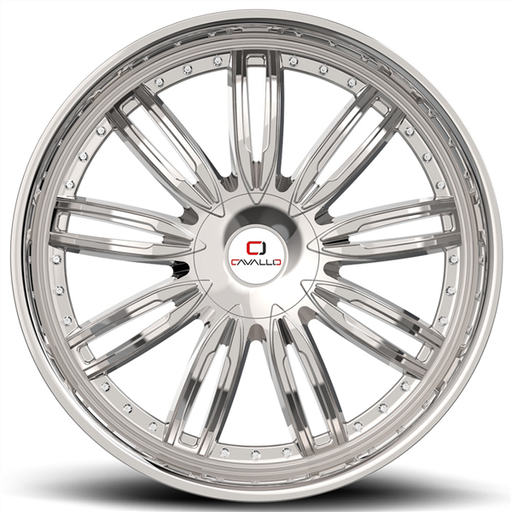 [CLV-54188051121143+35NC] CAVALLO CLV-54 NANO CHROME 18X8 5X112/5X114.3 +35 74.1 *NC*