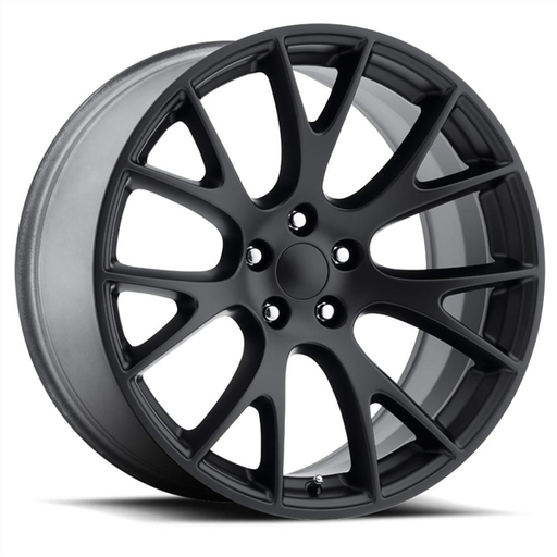 [1520955115+18SB] DODGE REPLICA-15 SATIN BLACK 20X9.5 5X115 +18 +71.5 **SRT HELLCAT**