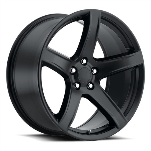 [212095541+15SB] DODGE REPLICA-21 SATIN BLACK 20X9.5 5X115 +15 +71.6 **SRT HC2 HELLCAT**