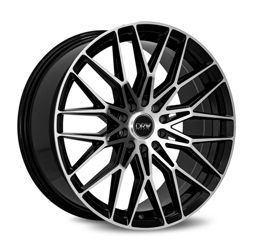 [D21-177510H3873BMF] DRW-D21 BLACK/MACHINE FACE 17X7.5 5X100/5X4.5 +38 +73.1