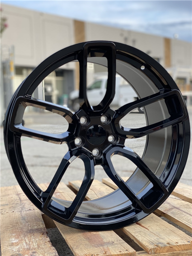 [FFSR2GB2029+18] FFSR-2 GLOSS BLACK 20X9.5 5X115 +18 +71.5 *FLOW FORMING* *AW*