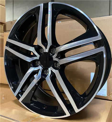 [HD2BMF1929+40] HD-2 GLOSS BLACK MACHINE FACE 19X8.0 5X4.5 +40 +64.1 *AW*