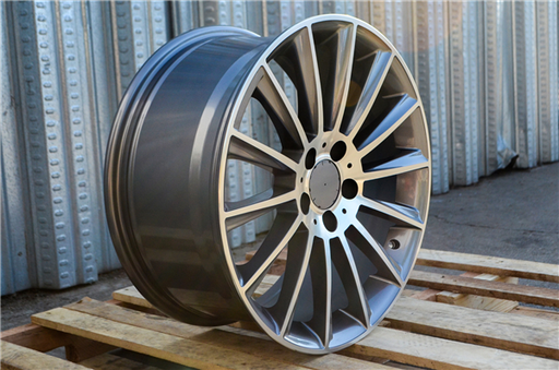 [MB4GMMF1925+35] MB-4 GUN METAL/MACHINE FACE 19X8.5 5X112 +35 +66.6 *AW*