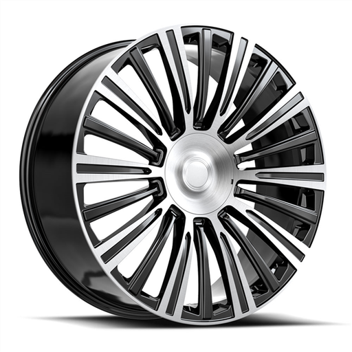 [CAD35-24105031BM] OE REVOLUTION CAD-35 GLOSS BLACK & MACHINED 24X10 6X139.7 +31 78.1 *NC*