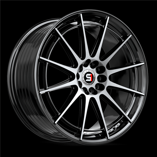 [SP-641782842BM] SPEC-1 SP-64 GLOSS BLACK & MACHINED 17X8.0 5X105/5X4.5 +42 +73.1 *NC*