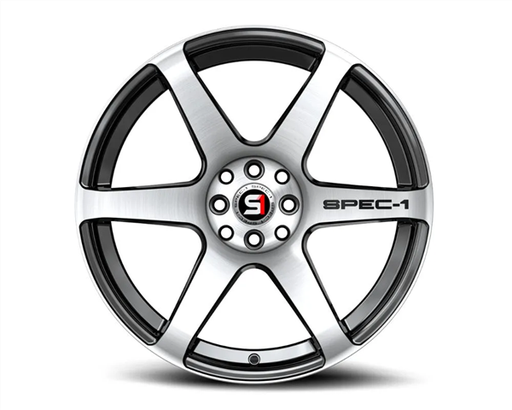 [SPT-32188934BM] SPEC-1 SPT-32 18X8 GLOSS BLACK & MACHINED 4X100/4X4.5 +34 73.1 *NC*