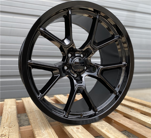 [SR6GB2029+10] SR-6 GLOSS BLACK 20X9.0 5X115 +10 +71.5 *AW*