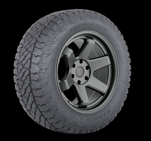 [TH1090] LT265/70R17 THUNDERER RANGER ATR A/T 10PLY RUGGED TERRAIN 121/118S BSW 80psi ***45K***+ROAD HAZARD