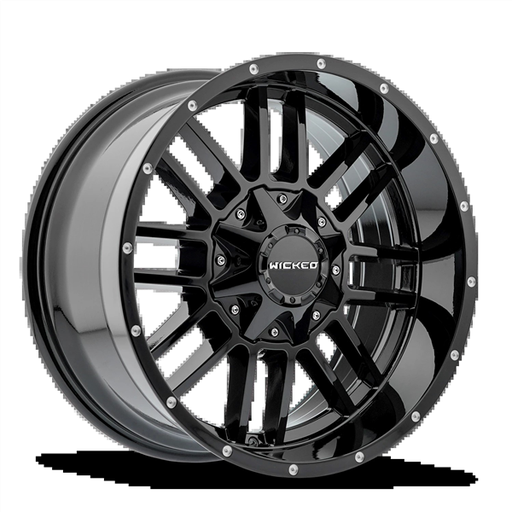 [W826200267-18AG] WICKED-OFFROAD W826 ALL GLOSS BLACK 20X10 6X135/6X139.7 -18 +106.1