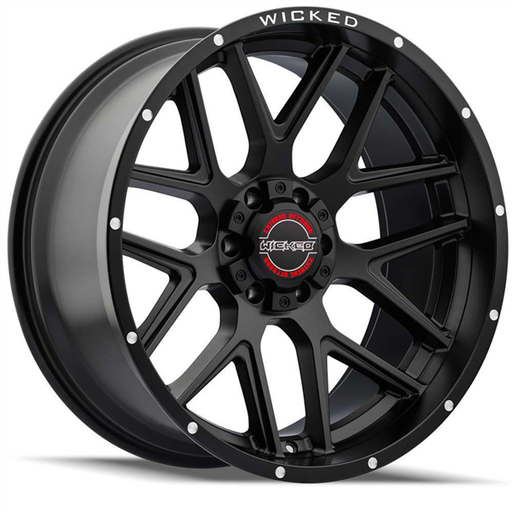 [W903B220050-19MB] WICKED-OFFROAD W903 SATIN BLACK 22X10 5X127/5X139.7 -19 +87.1