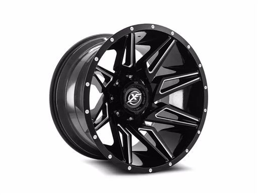 [XF-218209051271397+0GBM] XF OFFROAD XF-218 GLOSS BLACK & MILLED 20X9 5X127/5X139.7 +0 78.1 *NC*