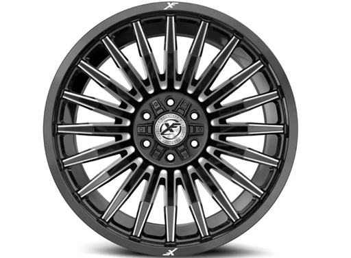 [XF-2311790430GBM] XF OFFROAD XF-231 GLOSS BLACK & MILLED 17X9 5X127/5X139.7 +0 78.1 *NC*