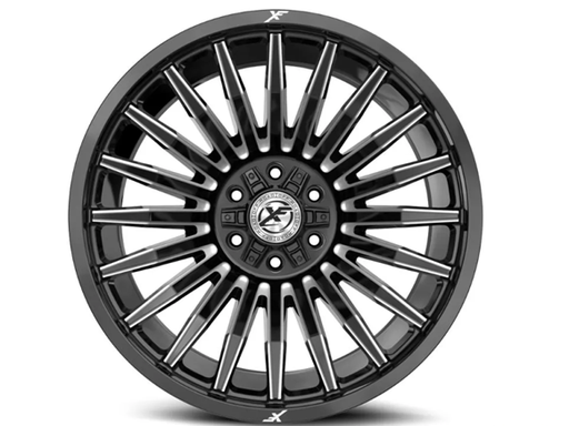 [XF-2311790570GBM] XF OFFROAD XF-231 GLOSS BLACK & MILLED 17X9 6X135/6X139.7 +0 106.4 *NC*