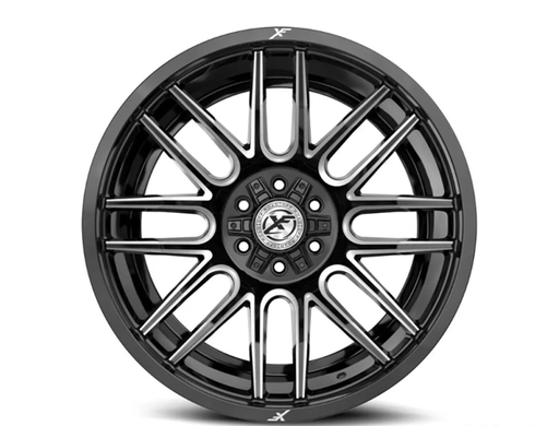 [XF-2321790430GBM] XF OFFROAD XF-232 GLOSS BLACK & MILLED 17X9 5X127/5X139.7 +0 78.1 *NC*