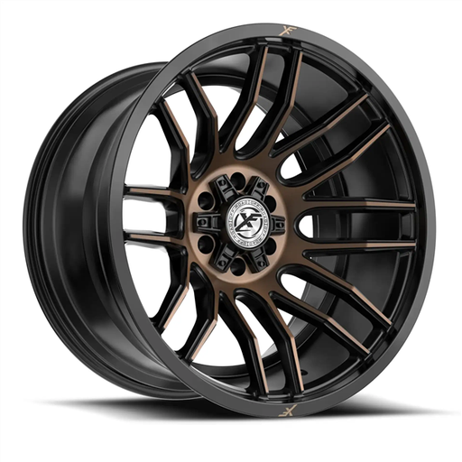 [XF-2321790430SBMZDT] XF OFFROAD XF-232 SATIN BLACK & BRONZE MACHINED DOUBLE DARK TINT 17X9 5X127/5X139.7 +0 78.1 *NC*