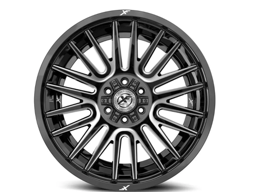 [XF-2341790430GBM] XF OFFROAD XF-234 GLOSS BLACK & MILLED 17X9 5X127/5X139.7 +0 78.1 *NC*