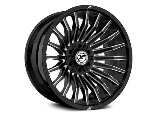 [XF-231241281651170-44GBM] XF OFFROAD-XF231 GLOSS BLACK MILLED 24X12 8X165.1/8X170 -44 +125.2 *NC*