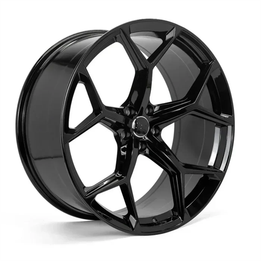 [AO2390188005+32AGB] AUDI REPLICA AO2390Y  18X8+32 5X112 C.B 66.45 ALL GLOSS BLACK