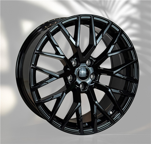 [AO4235188005+35AGB] AUDI REPLICA AO4235  18X8+35 5X112 C.B 66.45 ALL GLOSS BLACK