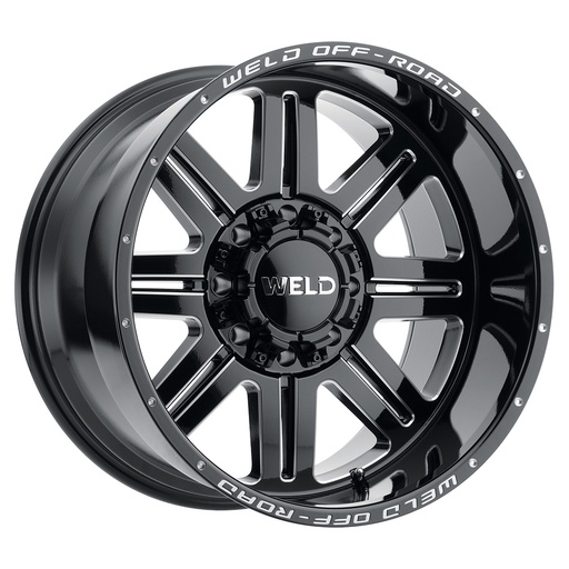 [W10389082500] 18x9 Chasm 8x165.1  ET00 BS5.00 Gloss BLK MIL 125.1