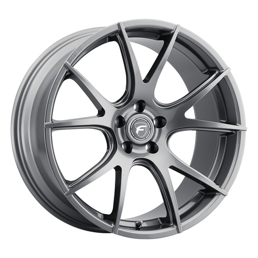 [F12388544P45] 18x8.5 CF5V 5x112 ET45 BS 6.53 Gloss Anthracite 66.56