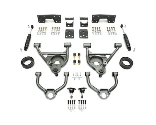 [IHC-GM9906CK-46] 1999-2006 (2007 CLASSIC) GM 2WD 4/6 LOWERING KIT W/ BOLT ON C-NOTCH