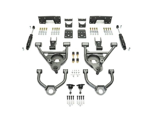 [IHC-GM9906CK-57] 1999-2006 (2007 CLASSIC) GM 2WD 5/7 LOWERING KIT W/ BOLT ON C-NOTCH