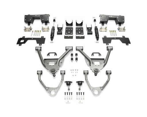 [IHC-GM0713CK-57SC] 2007-2016 GM1500 (CAST) 5/7 LOWERING KIT SINGLE CAB W/ BOLT ON C-NOTCH