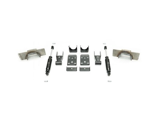 [IHC-GM0718RK-7SCW] 2007-2018 GM1500 7" REAR LOWERING KIT SINGLE CAB W/ WELD ON C-NOTCH