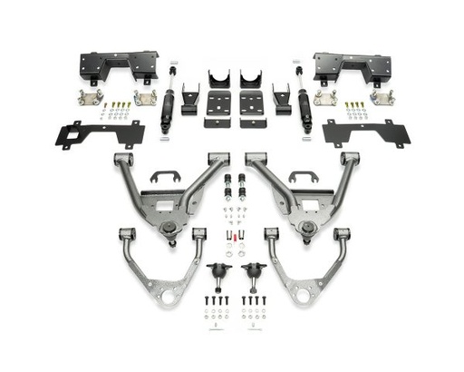 [IHC-GM1418CK-57SC] 2014-2018 GM1500 (ALUMINUM/STAMPED) 5/7 LOWERING KIT SINGLE CAB W/ BOLT ON C-NOTCH