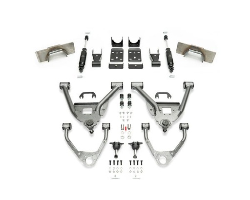 [IHC-GM1418CK-57SCW] 2014-2018 GM1500 (ALUMINUM/STAMPED) 5/7 LOWERING KIT SINGLE CAB W/ WELD ON C-NOTCH