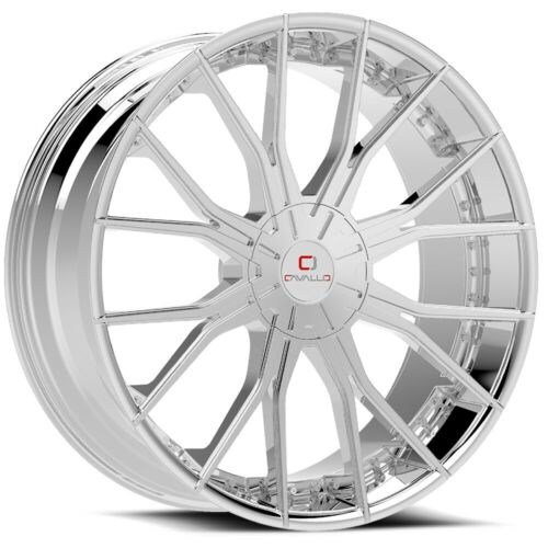 [CLV-36249061351397+25NC] CAVALLO-CLV36 CHROME 24X9.0 6X135/6X139.7 +25 +108.1 *NC*