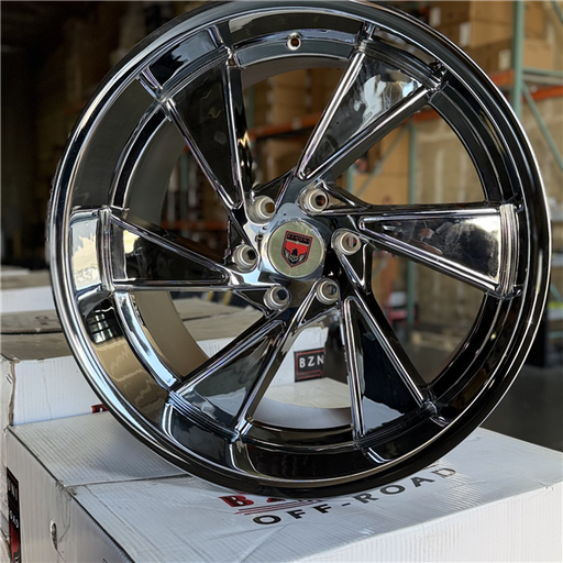 [6081-2295-02CH] BZNUNI 6081 CHROME 22X9.5 6X139.7 +15 +78.1