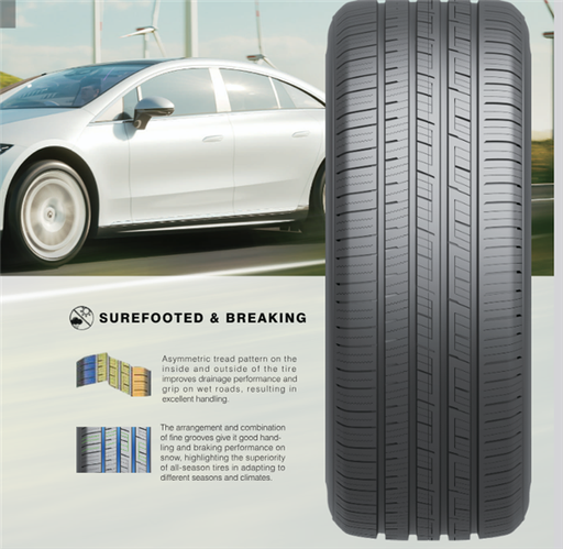 [20000783] 225/45R17 LANVIGATOR EXCITE 98W XL 420 A-A 50K + ROAD HAZARD