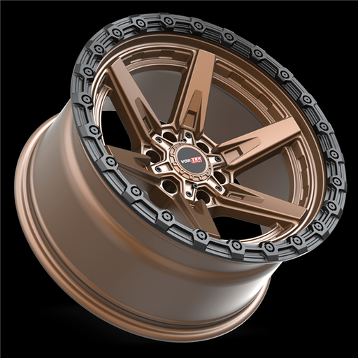 [6022095720MZBR] VORTEX VRT-602 MATTE BRONZE WITH BLACK BEAD RING 20X9.0 6X135/6X5.5 +20 +106.1 *NC*