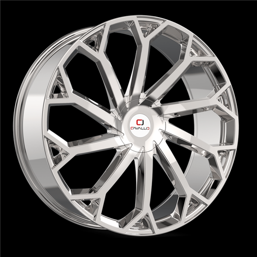 [CLV-51188041001143+35NC] CAVALLO CLV-51 NANO CHROME 18X8.0 4X100/4X4.5 +35 +74.1 *NC