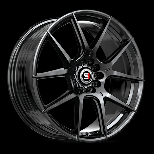[SP-711883638GB] SPEC-1 RACING SP-71 GLOSS BLACK 18X8.0 5X112/5X4.5 +38 +73.1 *NC*
