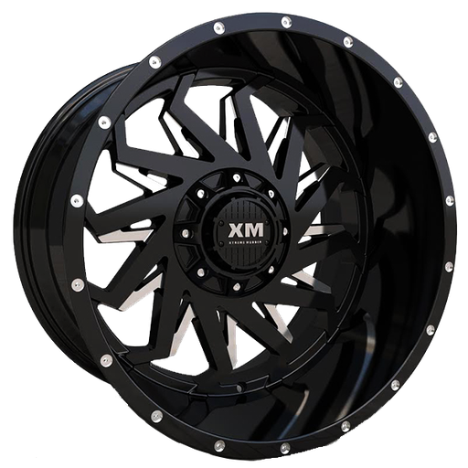 [XM330201034-12GBMF106] XTREME MUDDER XM-330 20X10-12 6X135+6X139.7 C.B 108 GLOSS BLACK MILLED
