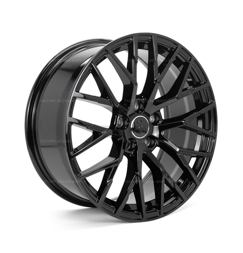 [AO2774H219005+30AGB] AUDI RELICA AO2774  21X9+30 5X112 C.B 66.45 ALL GLOSS BLACK