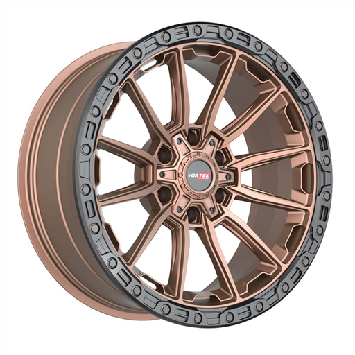 [60118957-12MZBR] VORTEK VRT-601 MATTE BRONZE WITH BLACK BEAD RING 18X9.0 6X135/6X5.5 -12 +106.1 *NC*